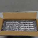 Metal 4 Pack Magnetic Spice Storage Rack Organizer for Refrigerator and Oven, Black Fridge Organizers and Storage