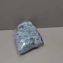 Meladyan Womens Twist Knot Bandeau Tube Dress Solid Strapless Backless Mini Dresses Summer Hollow Ruffle Beach Dress (Large, Blue)