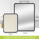 2 Size Titanium Cutting Boards for Kitchen, PTYTIFY Metal Cutting Board Non Toxic, Double Sided Chopping Board with Pure Titanium and Wheat Straw PP for Meat, Vegetables and Fruits Dishwasher Safe