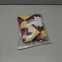 Valentines Day Round Tablecloth Fitted Best for 40"-44" Red Plaid Table Cloth Elastic Edge Water-Resistant Washable Love Heart Decoration Table Cover for Party Picnic Indoor Decor