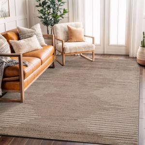 Rugshop Bohemian Stripe Stain Resistant High Traffic Area Rug Beige 5' x 7'
Rectangular, Size 5' x 7', Living Room, Bedroom, Dining Room, Home Office, Kitchen, Entryway, Hallway, Nursery, Kids Room