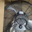 Comfort Zone 20-Inch High-Velocity Industrial Floor Fan, Heavy-Duty 3-Speed Metal Shop Fan with 180° Adjustable Tilt & Carry Handle, Quiet Vibration-Free Cooling for Garage, Workshop, & Home