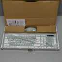 Wireless Keyboard and Mouse Combo, Full-Sized Wireless Keyboard and Adjustable DPI Mouse, 2.4GHz USB Receiver, Silent Keyboard and Mouse for PC, Windows, MAC, Desktop, Laptop (Avocado Green)