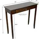 Solid Acacia Console Table w/Drawer, 32 inches x 12 inches x 30 inches