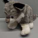 Honoson 5 Pcs Wolf Plush Toy Set 14 Inch Mommy Wolf Stuffed Animal with 4 Babies Soft Plushie for Boys Girls Birthday Gifts(Cute)