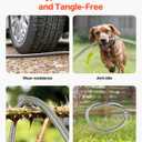 VEVOR Metal Garden Hose 200 ft, Heavy Duty Stainless Steel Water Hose with 10-Function Nozzle, No-Kink & Flexible Outdoor Garden Hose, Rust-Proof Lightweight Hose for Yard, RV, Car Wash