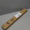 DEZ FURNISHINGS Cordless 1" Mini Blind with Flexible Slats, 23" W x 48" H, Pearl White