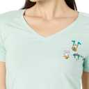 Amazon Essentials Women's Classic-Fit Short-Sleeve V-Neck T-Shirt - Discontinued Colors, Multipacks (Medium)