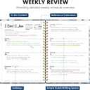 2026 Planner, Weekly and Monthly Planner for Women, January 2026 - December 2026, Hardcover 2026 Calendar Planner Book with Tabs, Inner Pocket, Spiral Bound, Perfect for Office Home School Supplies - A5 (6.3" x 8.5"), Rustic Bloom