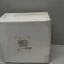 YOUBET 125PCS Scalloped Plastic Plates - Ivory Scalloped Disposable Plates - Gold Plastic Dinnerware Set Include 50 Plates, 75 Gold Silverware for Party & Wedding