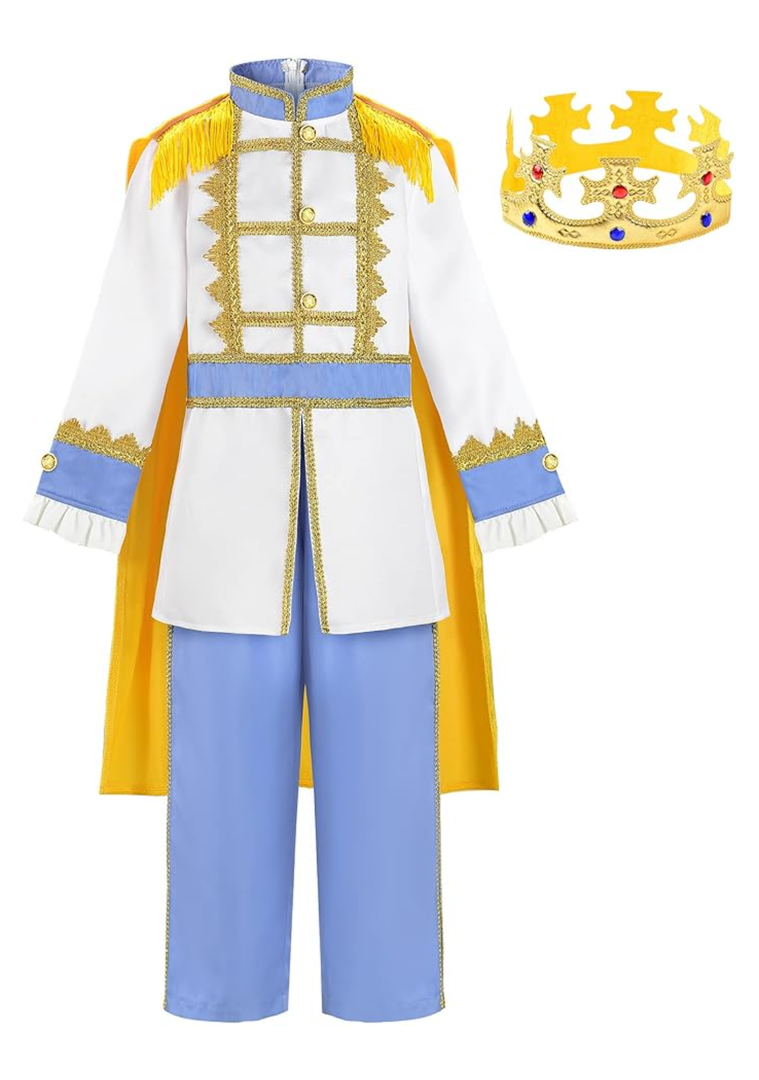 ReliBeauty Prince Costume for Boys Toddler, 4T-4/110