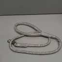 Woofuu Stylish and Luxurious Rhinestone Dog Leash,43 Inches Full Diamonds Design for Wedding and Everyday Walking,Sparkly Rhinestones Dog Leash for Dogs Cats