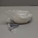 Himalayan Glow White Salt Crystal Lamp, Natural Salt Night Light, Hand Crafted Salt Lamps with Neem Wooden Base, Salts Lamp Bulb,(ETL Certified) Touch Dimmer Switch | 5-7 LBS