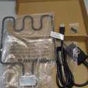 Universal Electric Smoker and Grill Heating Element Replacement Part with Adjustable Thermostat Cord Controlle for Masterbuilt Smokers & Turkey Fryers 1500 Watts