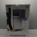 simplehuman 45 Liter / 12 Gallon Rectangular Hands-Free Kitchen Step Trash Can with Soft-Close Lid, Brushed Stainless Steel