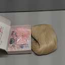 morvally Long Blonde Wig with Bangs for Women Wavy Synthetic Hair Wigs Cosplay Costume Halloween Party Daily Wear Including Shell Necklace Bracelets Earrings Sunglasses and Bow Hair Clip