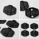 Oudesi 4PCS Car Door Lock Cover ABS Plastic Protector, Specific Options for Jeep Wrangler JL JLU 2018-2025, Jeep Gladiator JT 4XE 392, Door Lock Cover Buckle Matte Black
