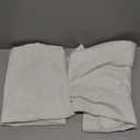 Cream Linen Curtains 80 inch Length for Bedroom Back Tab Light Filtering Privacy Sheer Curtains Modern Farmhouse Coastal Decor Cream Cotton Textured Gauze Curtain 2 Panel Set 52x80 (Natural)