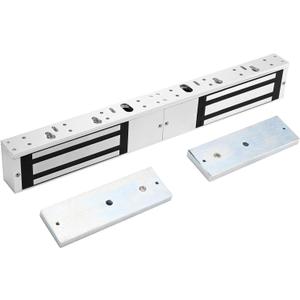 Dual Door Magnetic Lock 1200lbs Holding Force Electromagnetic Lock 12V Fail Safe for Double Door Access Control System