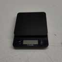 Taylor Glass Top Food Scale with Touch Controls, 11 lb Capacity, Sleek Black Design for Precision Food Measurement in Grams and Ounces