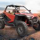 KEMIMOTO UTV Black Blue Red Orange Side Mirrors compatible with Polaris RZR Talon Can Am Rearview Work with 1.75"-2" roll bar cage
