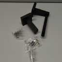 Ruacq Toilet Paper Holder Matte Black Double Post Pivoting Square Tissue Holders Roll Holder Hangers Toilet Paper Modern Wall Mounted, Commercial Bathroom Toilet Paper Roll Holder