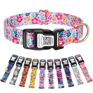 WhoseID Dog Collar for Small Medium Large Dogs