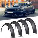 4PCS Universal Fender Flares 800mm Flexible Wide Body Kit Wheel Arches Durable PU Wheel Arch Protector