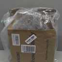 YASONIC Corner Shower Caddy Organizer, 3-Pack Self-Adhesive Rustproof Bath Shelves with Soap Holder & 4 Hooks, Large Capacity Shower Storage Rack for Bathroom Organization, Silver