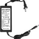 12V 5A Power Supply, Waysse Power Supply Adapter, AC DC Converter 100-220V to 12 Volt 5 Amp Transformer 5.5x2.1mm Plug for LED Strip Light DVR NVR Security Cameras System CCTV Accessories (black)