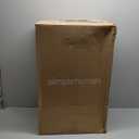 simplehuman 50 Liter / 13 Gallon Semi-Round Kitchen Step Trash Can with Secure Slide Lock, Black Plastic