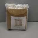 Natural Linen Window Curtain Panels with Grommets 52 inches Width 84 inches Length Set of 2, Beige, DIY Home Decor Drapes for Multiple Rooms