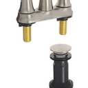 Boston Harbor Faucet Lav 4in 2hndl Lever Nic