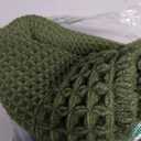 RESARE Waffle Bath Mat for Bathroom, Non Slip Bathroom Rugs 24"x36" Green