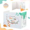 Privacy Boards for Student, Desk Dividers for Students, Cardboard Privacy Folders, Privacy Shield Folder Boards, Classroom Divider Shield for School Teachers Home (You Can Do it, 24)
