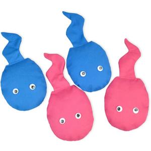 4 Pack Bean Bags for Cornhole Baby Shower Bachelorette Bachelor Gender Reveal Party Cornhole Bags
