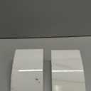 Koville Marble Bookends for Shelves, Large Bookends for Heavy Books, Natural Stone Book Stopper for Books CD Movies, Aesthetic Decorative Book Ends (Golden Calacatta)