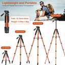 Tripod for Camera, 72" Tall Camera Tripod & Monopod with Remote, Professional Heavy Duty Compact Camera Stand for Phone, DSLR, Spotting Scope, Telescope, Binocular