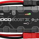 NOCO Boost X GBX155: 4250A UltraSafe Jump Starter  12V Lithium Battery Booster Pack, Portable Jump Box, Power Bank & Jumper Cables - for 10.0L Gas and 8.0L Diesel Engines