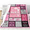 Nurse Gifts for Women Throw Blanket Nurses Practitioner Best Nurses Ever Nurse Appreciation Ideas Nurse's Day Gifts for Nurse Graduation Christmas 50"X40"