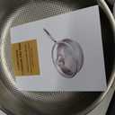 Ptacivow 9.4" Titanium Pans for Cooking Pure Healthy Titanium Frying Pan