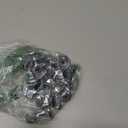 Urban Deco 16PK Table Number Holders Place Card Holders 1.7 Inch Table Card Holders Steel Card Holders for Photos, Food Signs, Memo Notes, Weddings, Restaurants, Birthdays(Silver)