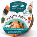 Rachael Ray Nutrish Purrfect Entrees Grain-Free Sea-Sational Florentine with Wild Caught Salmon & Veggies in Creamy Sauce Wet Cat Food, 2-oz cup, case of 12, BBD 07/12/2026