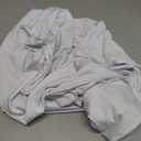 Fabric 60" Wide White Light Weight Polyester Spandex 4 Way Stretch Fabric by The Yard - Rk17