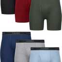 Hanes mens Underwear Boxer Briefs Pack, Cool & Breathable Cotton Moisture-wicking Underwear for Men, No Ride Up (M)