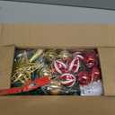 [ Remote Control & 12 Modes ] 3 Ft Christmas Tree with Timer 50 Warm White & Multi Color Lights, 15 DIY Ornaments 3D Star Topper  Artificial Small Green Christmas Tree for Home Indoor Tables  Green