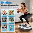 AXV Vibration Plate Fitness Platform Exercise Machine Vibrating Shaking Full Body Shaker Workout Vibrate Stand Shake Board Sport for Weight Loss Fat Burner for Gym Home Office