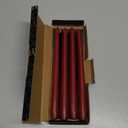 CANDWAX Burgundy 10 inch Taper Candles Pack of 4 - Unscented Dripless Burgundy Candlesticks - Perfect as Christmas Decorations and Home Decor for Dinner Table Centerpieces - Christmas Taper Candles