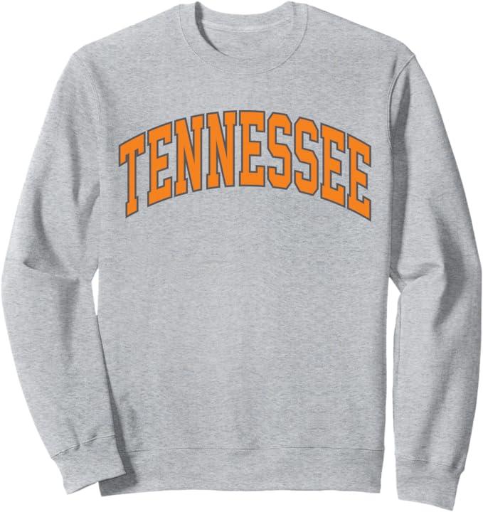 Vintage Tennessee Orange Men Tennessee Women Retro Orange TN Sweatshirt S