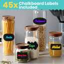 Extra Fine Tip Liquid Chalk Markers for Chalkboard, 36 Colors Window Liquid Chalk Marker Pens with 1mm Fine Tips, Washable Erasable Wet Erase Marker Pens Set for Bistro, Car Glass, Poster, Blackboard